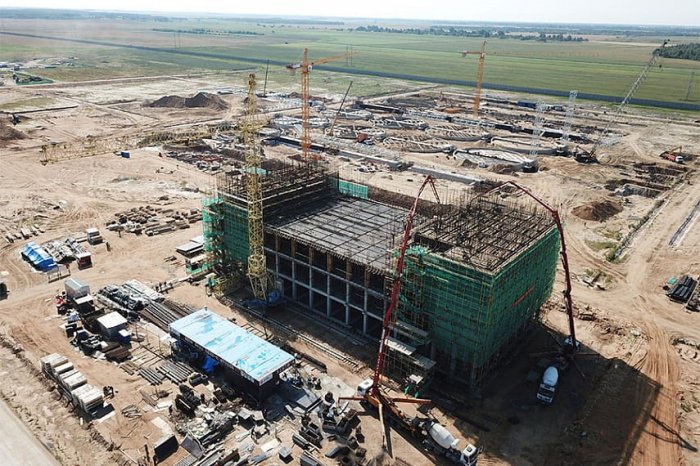 Организация высокотехнологичного агропромышленного производства полного цикла. Зернохранилище. 9-ая очередь строительства.