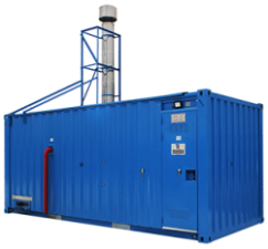 Парогенератор STEAMBOX 1000 ®tecnoclima контейнерного типа для буровых установок (производительность 1000 кг/час)