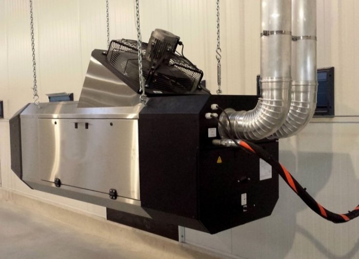 Воздушное отопление на птицефабрике в зимний период времени Воздушное отопление на птицефабрике в зимний период времени