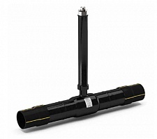 Кран шаровый для газа стандартнопроходной для ПЭ