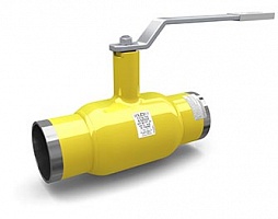 Кран шаровый для газа стандартнопроходной приварной 