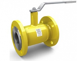 Кран шаровый фланцевый для газа стандартнопроходной